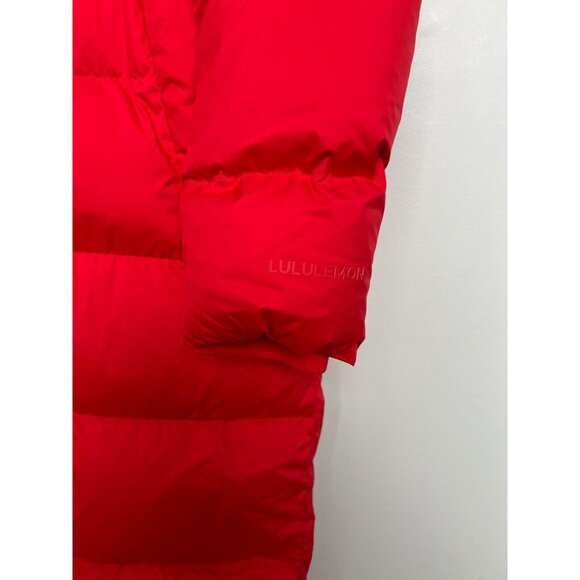 NEW no tag Lululemon Wunder Puff Long Size 14 Down Coat Grenadine Red GRRD - Picture 10 of 10